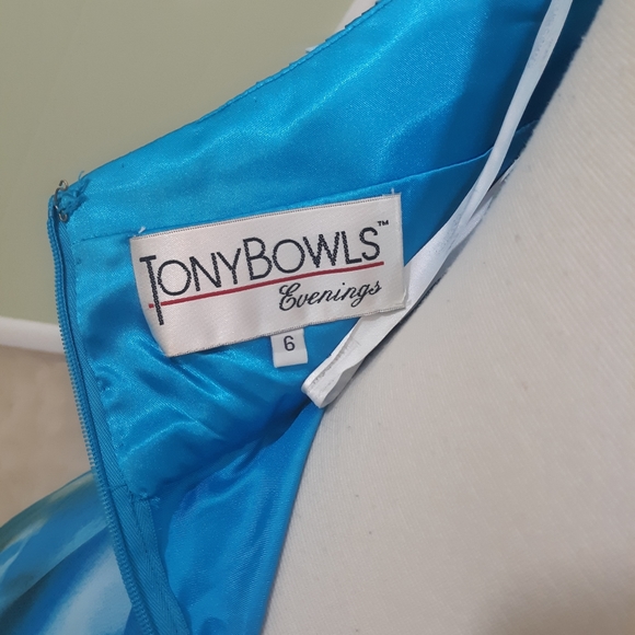 Tony Bowls tie dye evening gown dress sz 6 *Y - Picture 2 of 7